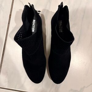 Kenneth Cole Reaction Perforated Suede Booties